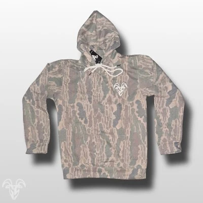 Old School Camo Hoodie - Old School Camouflage with White Washed overlay - Image 1 of 4