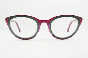 Raro Auténtico LA Eyeworks FERRIS 382774 50mm Violeta Verde Gafas Monturas Italia - Imagen 1 de 6