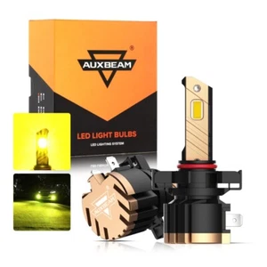 AUXBEAM 5202 LED Fog Light Bulb Driving Lamps Conversion Kit Yellow Super Bright - Picture 1 of 12