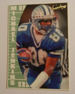 1997 GENUINE ARTICLE FOOTBALL #B6 MICHAEL JENKINS HAMPTON FREE SHIP - Picture 1 of 6