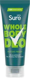 Sure Men Whole Body Deodorant Cream 75ml Active Fresh 72H Odour Control Citrus - Picture 1 of 6