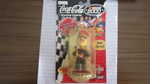 THE COCA-COLA RACING FAMILY, NASCAR 2000,HAND PAINTED BOBBING HEAD, DALE JARRETT Cover