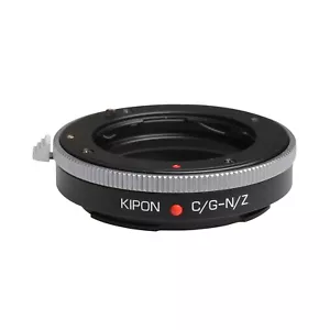 Adattatore KIPON per obiettivo Contax G attacco C/G a fotocamera mirrorless Nikon Z - Foto 1 di 6