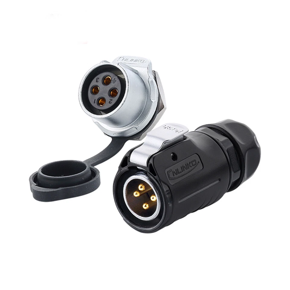 Solar Panel Power Electricity Waterproof Cable Wire 2/3/4/5/7/9/12 Pin Connector - Image 1 of 4