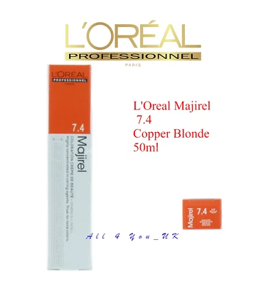 Loreal L'Oreal Professional Majirel 7,4 rubio cobre 50 ml Foto 1 de 4