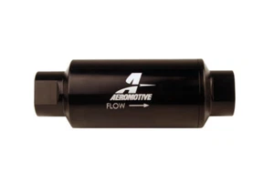 Filtro aerodinámico en línea 10AN 10 micras elemento de microvidrio inmersión brillante negro 2 pulgadas - Imagen 1 de 10