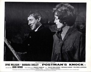 POSTMAN'S KNOCK ORIGINAL LOBBY CARD  SPIKE MILLIGAN BARBARA SHELLEY