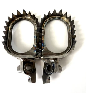 YAMAHA YZ125 y YZ250 99-25 estriberas de titanio estilo de fábrica YZ YZF YZ250F YZ450F - Imagen 1 de 4