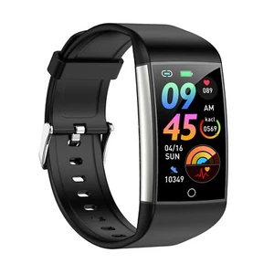 Kuzney TK76 Bluetooth Smartwatch Pulse Massage ECG Monitor Fitness Tracker Black - Picture 1 of 14