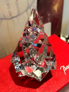 Baccarat New Christmas Tree Crystal Clear with Original Box Excellent Condition - Picture 1 of 8