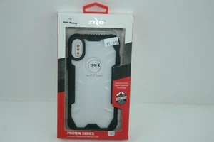 iPhone X Case | Zizo Proton | Black & Clear | Protective Cover - Picture 1 of 9