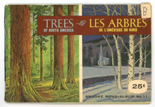 1968 Red Rose Tea Trees of North America Brooke Bond Album w/ 8 cards