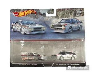 Hot Wheels Premium 2 Pack Lancia Rally 039 And 84 Audi Sport Quattro