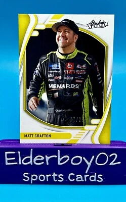 Matt Crafton /25 Absolute Racing Purple Foil 2022 Chronicles Racing Nascar - Image 1 of 3