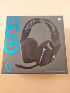 Logitech G733 Lightspeed Wireless RGB Gaming Headset Black - Picture 1 of 3
