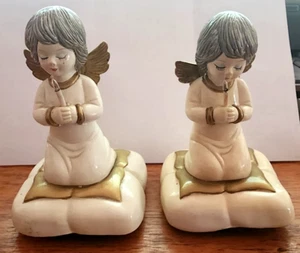 Vintage Musical Praying Angel Light Up Candle  Plays "Silent Night" - Picture 1 of 5