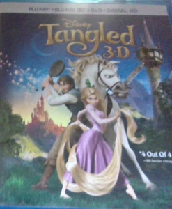 Tangled 3-D (Blu-ray/DVD, 3-disc set) - Picture 1 of 1