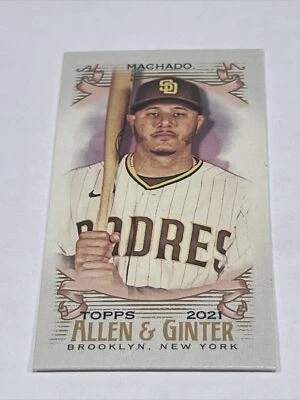 2021 topps allen ginter mini brooklyn back Manny Machado 🔥🔥🔥🔥 - Image 1 of 2