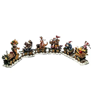Treno di Natale Danbury Winnie Pooh Disney Tigro Holiday Express come nuovo - Foto 1 di 17