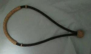 Bosalita -- Chocolate with Rawhide (Pencil Bosalita) 1/4" diameter - Picture 1 of 1