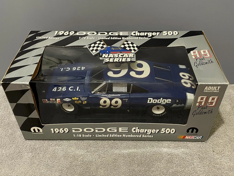 Rare! Mopar 1969 DODGE CHARGER 500 ~ Paul Goldsmith #99 Nascar Series ~ Limited - Image 1 of 4
