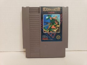 Commando Nintendo Entertainment System NES, 1989, Tested, Clean