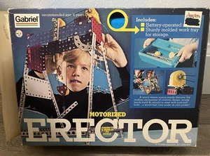 Vintage 1976 Gabriel Motorized Erector Incomplete Set in Original Box #36142 - Picture 1 of 3