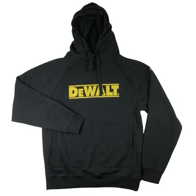DEWALT Logan Sudadera con Capucha de Alta Resistencia Para Hombres Grande Negra Pullover Sudadera con Capucha Foto 1 de 4