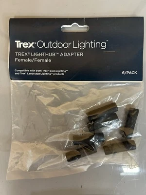 Trex Outdoor Lighting Female To Female Connector 6 Pack Lighthub Adapter
