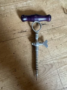 Antiker Champagner Korkenzieher - Bild 1 von 7