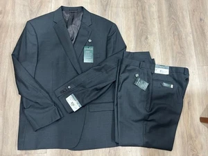 Ralph Lauren Classic Fit Wool Stretch 2-Piece Suit Medium Gray 50Reg 44W New - Picture 1 of 7