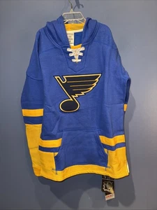Jungen Gr. M St Louis Blues Hockey Sweatshirt Hoodie Pullover CCM Pro OK'd - Bild 1 von 8