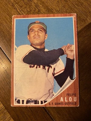 1962 topps baseball. Felipe Alou Card #133 VG - Image 1 of 3