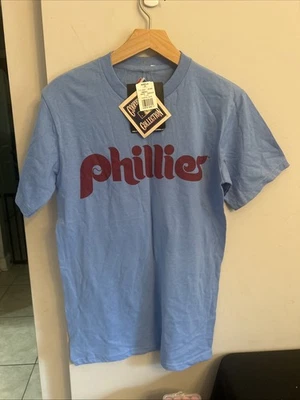 2012 - Philadelphia PHILLIES - T Shirt - LEE #33 Majestic - Adult Small Blue - Image 1 of 3