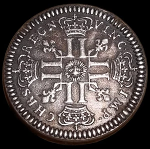 Münze Louis XV Silber Refrapped - Bild 1 von 2