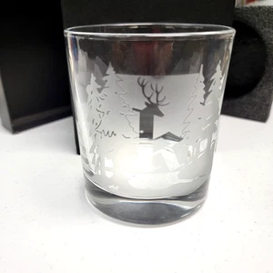 Etched Deer Whiskey Rocks Glas von Kit Town Neu in OVP - Bild 1 von 4