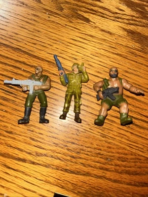Lote de 3 Figuras de Acción GUTS De Colección Mattel 1986 Soldier Army Troops  Foto 1 de 4