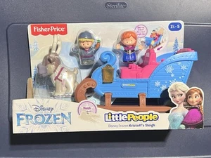 Fisher Price Little People Disney Frozen Slitta di Kristoff con Anna e Sven Giocattolo - Foto 1 di 2