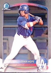 Bowman 2025 cromo #BCP-2 Zyhir Hope - Imagen 1 de 2