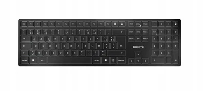 CHERRY KW 9100 SLIM, kabellose Tastatur, deutsche Tastaturbelegung, QWERTZ - Bild 1 von 4