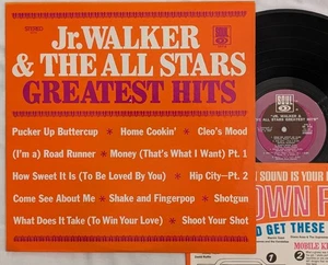 Jr. Walker & The All Stars GREATEST HITS Roadrunner SHOTGUN Soul SS718 lp 1969 - Picture 1 of 6