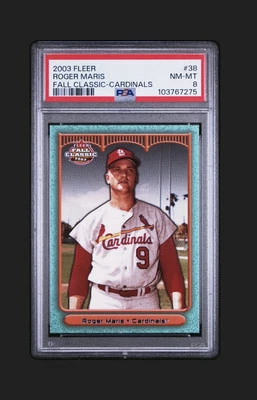 Fleer Roger Maris Fall Classic Cardinals 2003 PSA casi nuevo-como nuevo 8 Foto 1 de 4