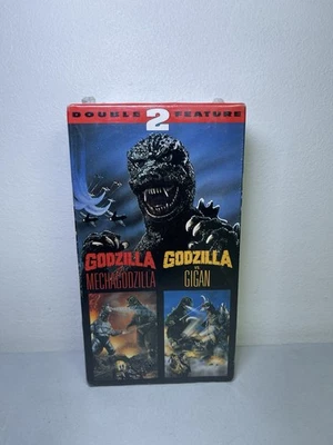 Godzilla VS Mechagodzilla / Godzilla VS Gigan VHS Double Feature, New - Image 1 of 4
