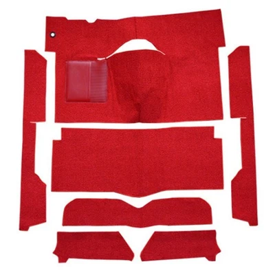 Alfombra para 63-65 Mercury Comet 2 puertas convertible asiento de banco automático cortado y cosido Foto 1 de 4