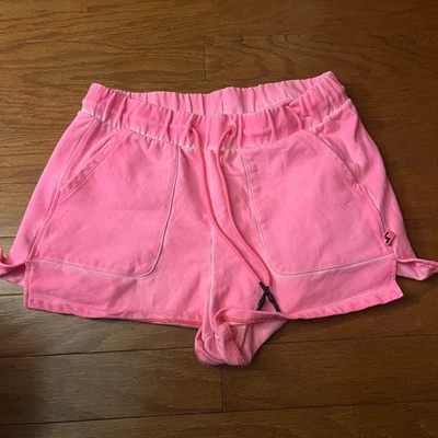 Joy Lab Womens Shorts Sweatshorts Bright Pink Womens Medium Athletic Lounge - Image 1 of 4