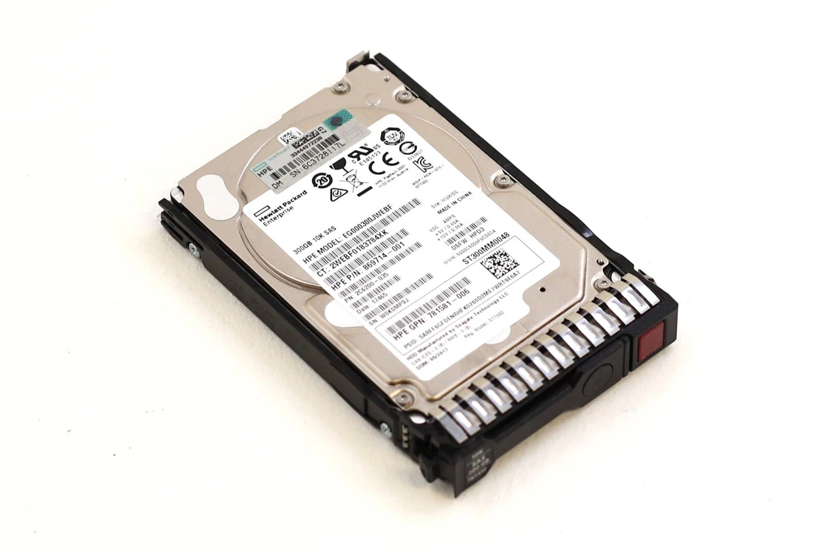 HPE 697387-001 3PAR M6710 300GB 6G 15K 2.5" SAS HARD DRIVE
