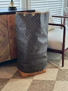 Bolso de equipaje de viaje Louis Vuitton monograma Grand Sac Marin XL alto de lona raro - Imagen 1 de 15