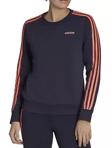 ADIDAS Women's Essentials 3-Stripes Pullover Sweatshirt Women’s Small. NWT.Read - Picture 1 of 9