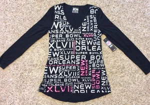 Womens S Small NFL Team Apparel Super Bowl XLVII New Orleans Super Bowl NEW TAGS - Picture 1 of 10