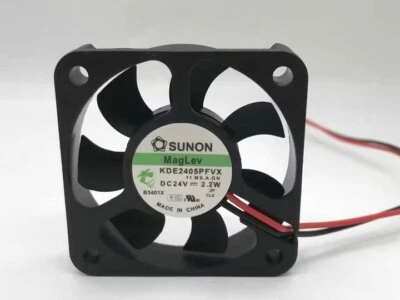 NEW SUNON 5CM KDE2405PFVX 5010 24V 2.2W 5cm 2-wire inverter fan - Image 1 of 3